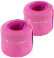 AQUA SPHERE Michael Phelps Learn to Swim Arm Floats PINK Beginner Fabric Rings
