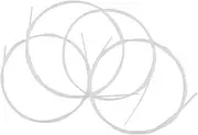 JOINPAYA Transparent Nylon Ukulele Strings Durable Replacement Music Wire Clear Design for Clean Sweet Tone Ukulele Accessories for Musicians