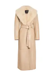 Retrofête Kieran Trench Coat in Latte at Nordstrom, Size Large