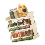 Kitchen Vegetable Storage Rack Multi Layers Spice Storage Shelf Tray For Prep
