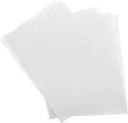 NUOBESTY 7 Pack Water Soluble Embroidery Paper Self Adhesive Non Woven Fabric for DIY Projects Clothing Home Decorations Washable Stabilizer