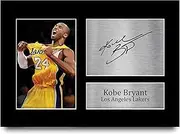 HWC Trading Kobe Bryant Signed A4 Printed Autograph Los Angeles Lakers Photo Display