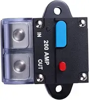 Mobestech Circuit Breaker for Auto Manual Reset Circuit Breaker Cars Accessories Breaker Fuse Car Acessories Self- Circuit Breaker Self- Circuit Breaker Car Circuit Breaker