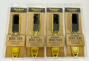 Black Ice Stylist Barber Brush Gold Soft Bristles For Barbers Select Your Pack