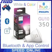 Philips Hue White & Colour Ambiance GU10 5.7W 350 Bulb - Bluetooth &Wifi Control