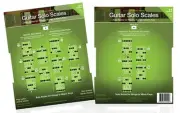 Guitar Solo Scales - Original - Useful Hand-Held Dial Shows All Guitar Scales!