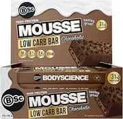 12 x Chocoholic High Protein Low Carb Mousse Bar 55g