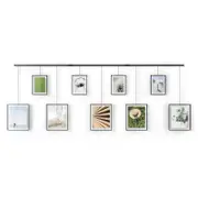 Umbra Exhibit Frame 9pcs Set Black 223x4x77cm