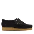 Clarks Wallabee 26169434 Womens Black Oxfords & Lace Ups Casual Shoes 10