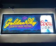 Rare coors light led neon light sign