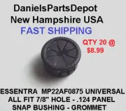 x20 7/8" EAGLE ESSENTRA 22AF0875 ALL FIT UNIVERSAL BUSHING BLK NYLON HEYCO STYLE