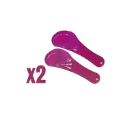 (2) Adjustable Measuring Spoons Measures Teaspoon-Tablespoon 1/2 tsp increments