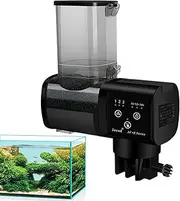 Fish Tank Feeder | 500ml Large-Capacity Fish Tank Automatic Feeder | Feeding Supplies Aquarium Food Dispenser for Pond Enthusiasts Beginners Men Women Home Weekend Vacation