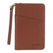 Pierre Cardin Italian Leather Passport Protected RFID Wallet 20cm Rose