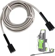 Power Washer Hose | 25ft High Pressure Replacement Hose | 4000PSI Pressure Washer Cleaning Hose Quick Connect, Kink- Hose for High Pressure Washers