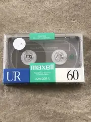 Maxell UR 60 Normal Bias Audio Cassette Tape Sealed New