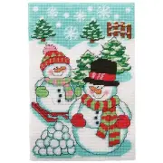 Herrschners® Snowy Days Wall Hanging Plastic Canvas Kit