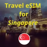 Singapore Travel SIM eSIM | 30 Days, 5-20GB | Data Roaming On-the-Go