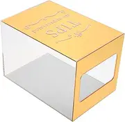 TOKIDNY Tip Box Coin Jar Money Container Tip Jars for Coin Bucket Acrylic Coin Collection Cases Raffle Boxes Change Jar Suggestion Boxes Donation Jars for Fundraising Money Bank