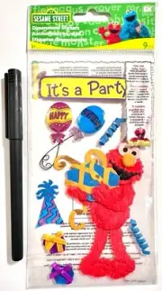 Jolee's Sesame Street Cookie Elmo Stickers Embellishment Scrapbooking