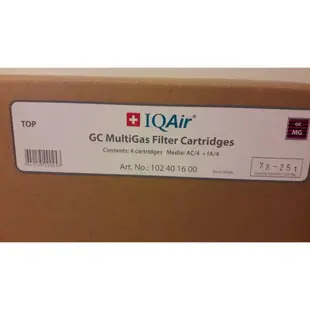 威廉美國代購 IQAir GC MultiGas - GC MG Cartridges 空氣 氣體過濾筒