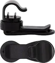 Magnetic Tube Clip Drinking Tube Clips Holder for Camping Hiking Outdoor Water Bubble Hose Clip Removable Hydration Backpack Clamp Magnetic Hose Holder, Black