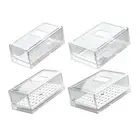 Food Storage Containers for Fridge Drawers Stackable Clear for