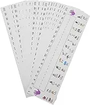 DIYEAH 60pcs Classroom Name Tags with Vinyl Desk Labels Student Desk Name Plates for Kindergarten and Preschool Back to School Organization