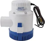 4000GPH Submersible Pump with ABS Material, Small Long Life Water Cooled DC Motor for Ponds Swimming Pools Spas Boats RV Spa Centers (24V)