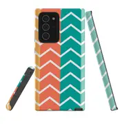 For Samsung Galaxy Note 20 Ultra Case, Tough Armor Back Cover, Zigzag Colorfuls