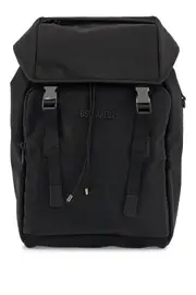 [DSQUARED2] DSQUARED2 black nylon laptop backpack