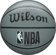 Wilson NBA Forge Basketball, Blue Grey, Size 7