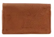 Pierre Cardin Ladies Womens Genuine Leather Bi-Fold RFID Purse Wallet - Cognac
