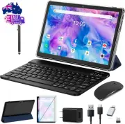 2024 Newest 10.1 Inch Android Tablet with Keyboard - 5G Wifi Tablets RAM 4GB ROM