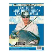 AFN Waterproof Fishing Map #12 Lake Hume White