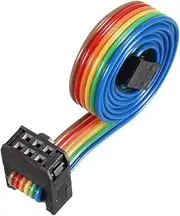 XYWHPGV IDC Rainbow Wire Flat Cable 6P A-type FC/FC Connector 2.54mm Pitch 0.5m/19.7inch Length(06461 5d219 79f6e 2025b fcb18 a43ad