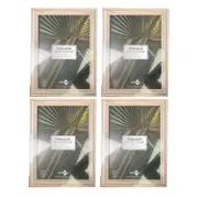 4PK Unigift A4 Panama Photo Picture Frame Home Decor Assorted