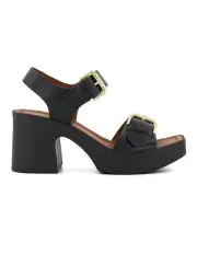 [Dune London] Jenies Block Heel Sandal in Black