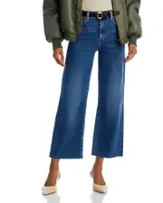 7 For All Mankind High Rise Cropped Wide Leg Alexa Jeans in Clara