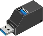 USB Hub,High Speed Mini USB 3.0 USB 2.0 HUB 3 Port Splitter (2 USB 2.0 zUSB 3.0) Distribution Adapter for PC Laptop MacBook Notebook USB Flash Drives