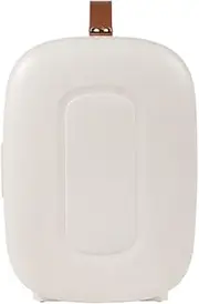 Mini Fridge 4L, Mini Fridge for Bedroom Skincare Cooler, Small Fridge Cosmetic Double Mode Hot and Cold 0.2-50°C, 6 Cans 330ml Mini Portable Fridge USB/Adapter, for Food, Drinks, Makeup, Dorm White