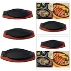 Steak Plate Meat Seafood Grilling Pan Grilling Griddle Plate Steak Frying Pan