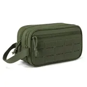 Men's Multifunctional Toiletry Bag Waterproof Compartment EDC Tool Storage Bag Skin Care Shaving Hygienic Organizer for