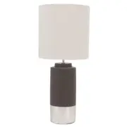 Zane Table Lamp Drum Shade Only Desk Bedside Reading Light 27x61cm