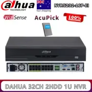 Dahua Ai 32CH 16PoE 32MP 4K 8K NVR Wizsense ePoE video Recorder NVR5232-16P-EI