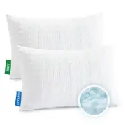 Cooling Pillows for Sleeping Standard Size Set of 2,Shredded Memory Foam Bed ...