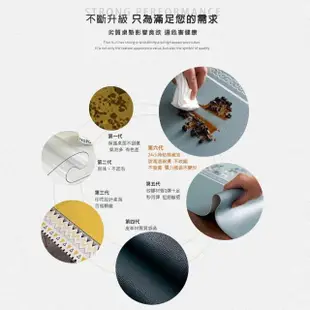 【E-Pin 逸品生活】侘寂風Q彈矽膠皮革桌墊80x140cm(桌布 茶几 書桌 餐桌墊 滑鼠墊)