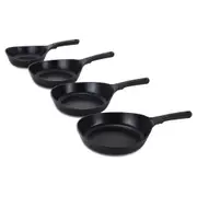 Neoflam Vulcan 24, 28cm Frypans and 24, 28cm Woks Set Induction Black