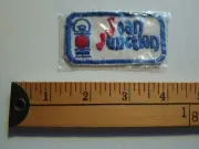 * 1 RARE 70S JEAN JUNCTION STORE DENIM PATCH CREST ECUSSON *