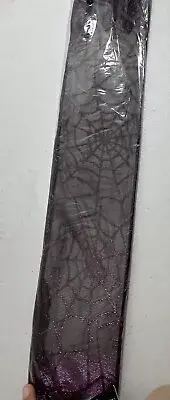 Halloween Costume Gloves Black Long Spider Web Witch Vampire Closed Finger NEW